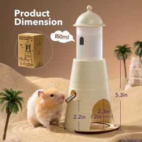 MEWOOFUN Hamster Water Bottle With Stand & Hideout Space 150ml Convenient And Comfortable Solution For Dwarf Hamsters Gerbil